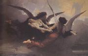 Adolphe William Bouguereau A Soul Brought to Heaven (mk26) oil painting